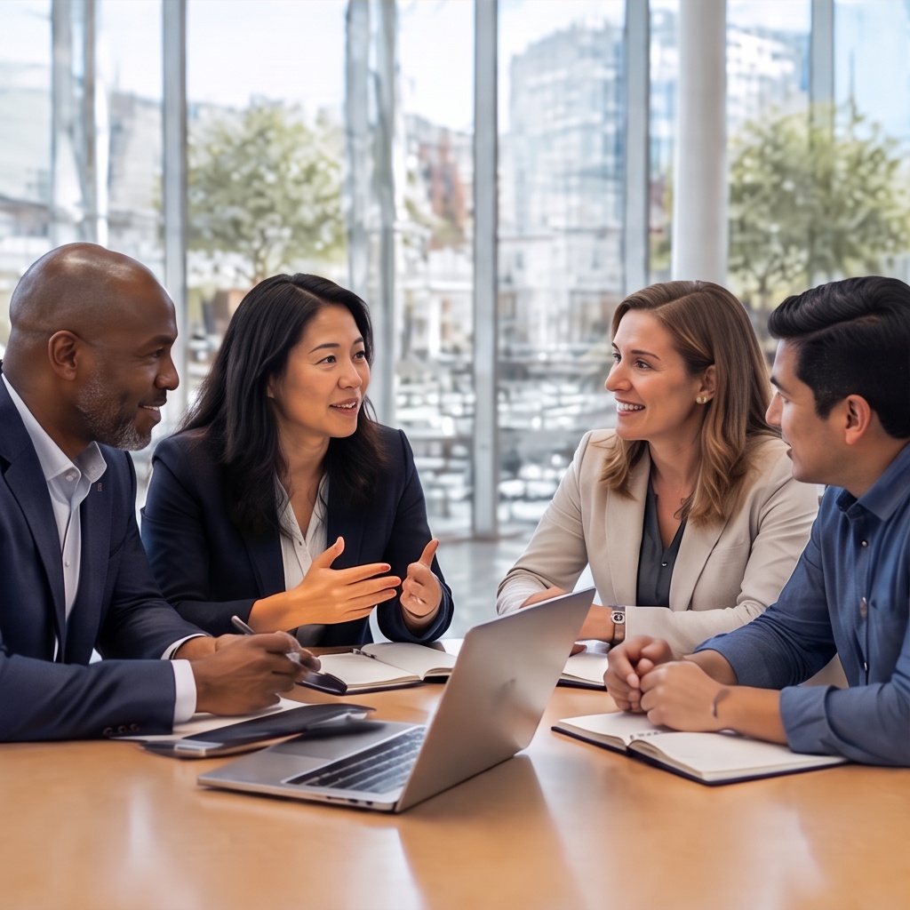 Co-Branded Initiatives — diverse professionals learning and collaborating